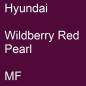 Preview: Hyundai, Wildberry Red Pearl, MF.